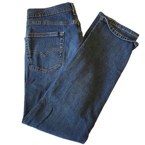 Levi's 505 blue denim men's straight leg jeans size W34xL30